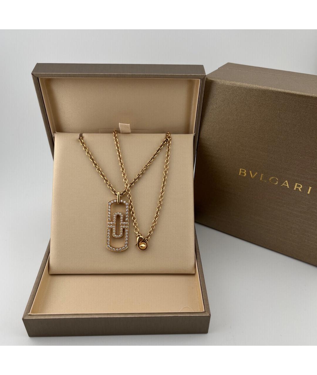 BVLGARI Золотое колье из розового золота, фото 2