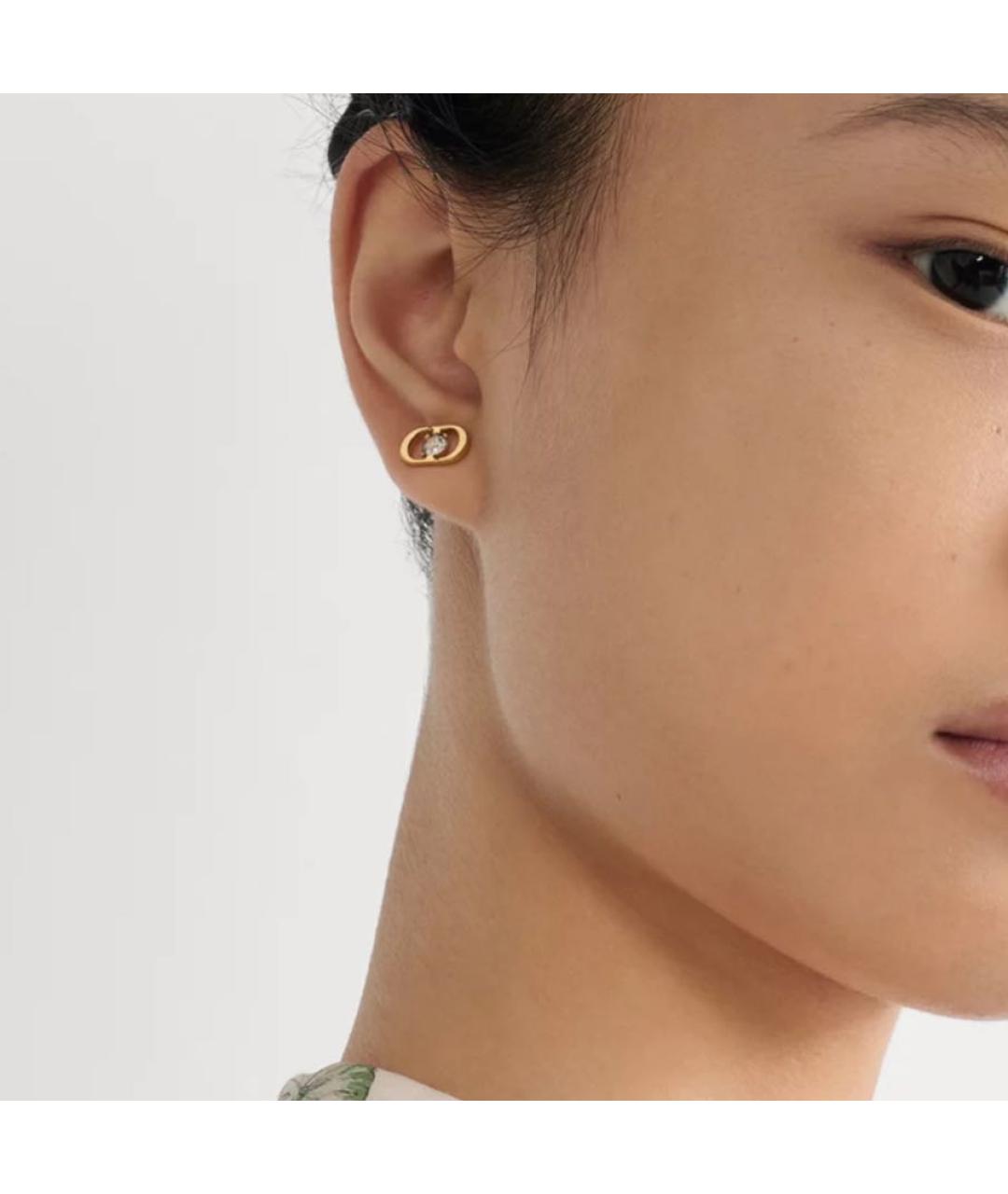 CHRISTIAN DIOR Золотые серьги, фото 2
