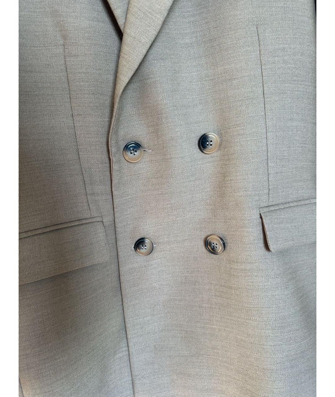 PERVERT Бежевый шерстяной жакет/пиджак, фото 7