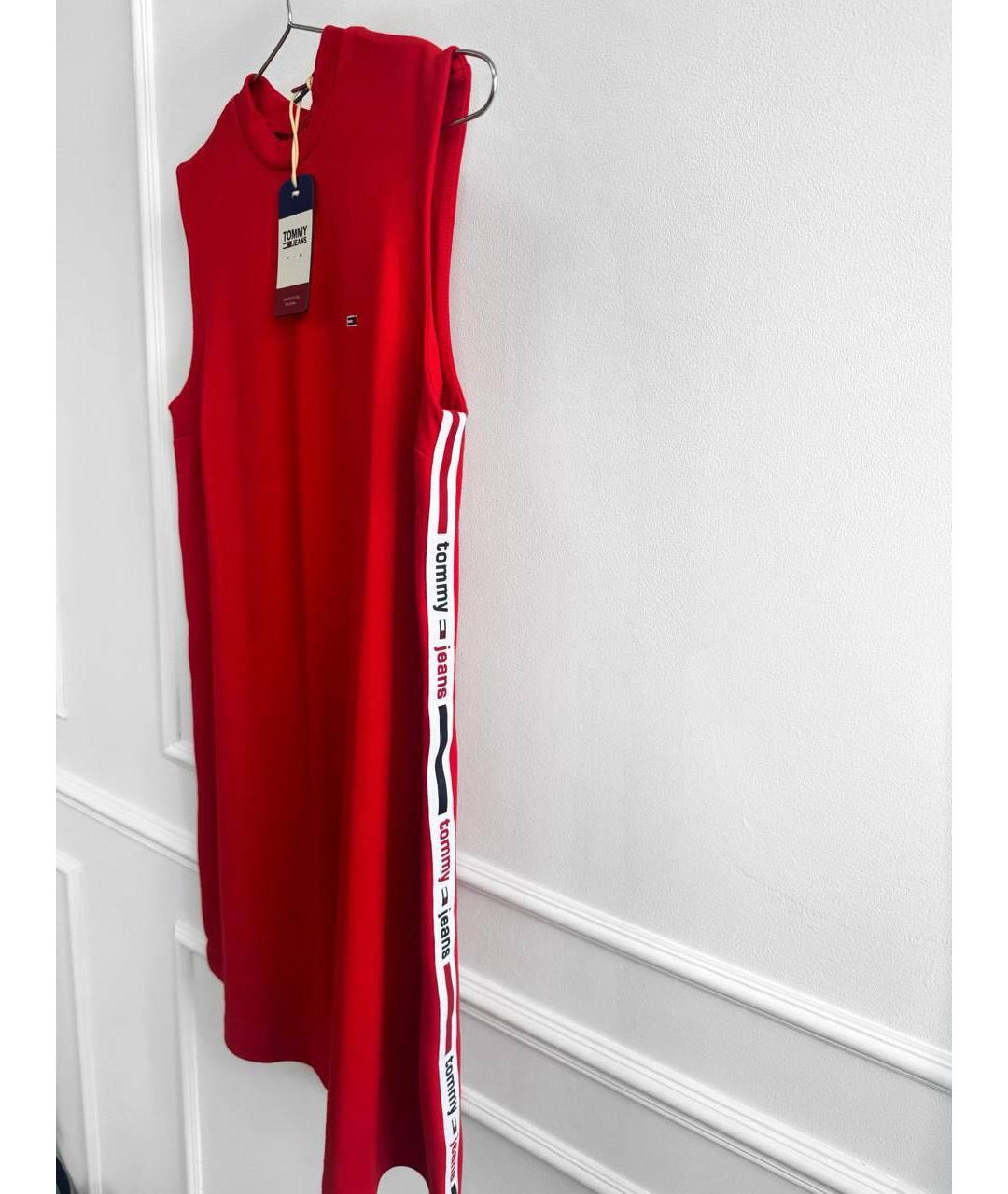 TOMMY HILFIGER Красное повседневное платье, фото 2