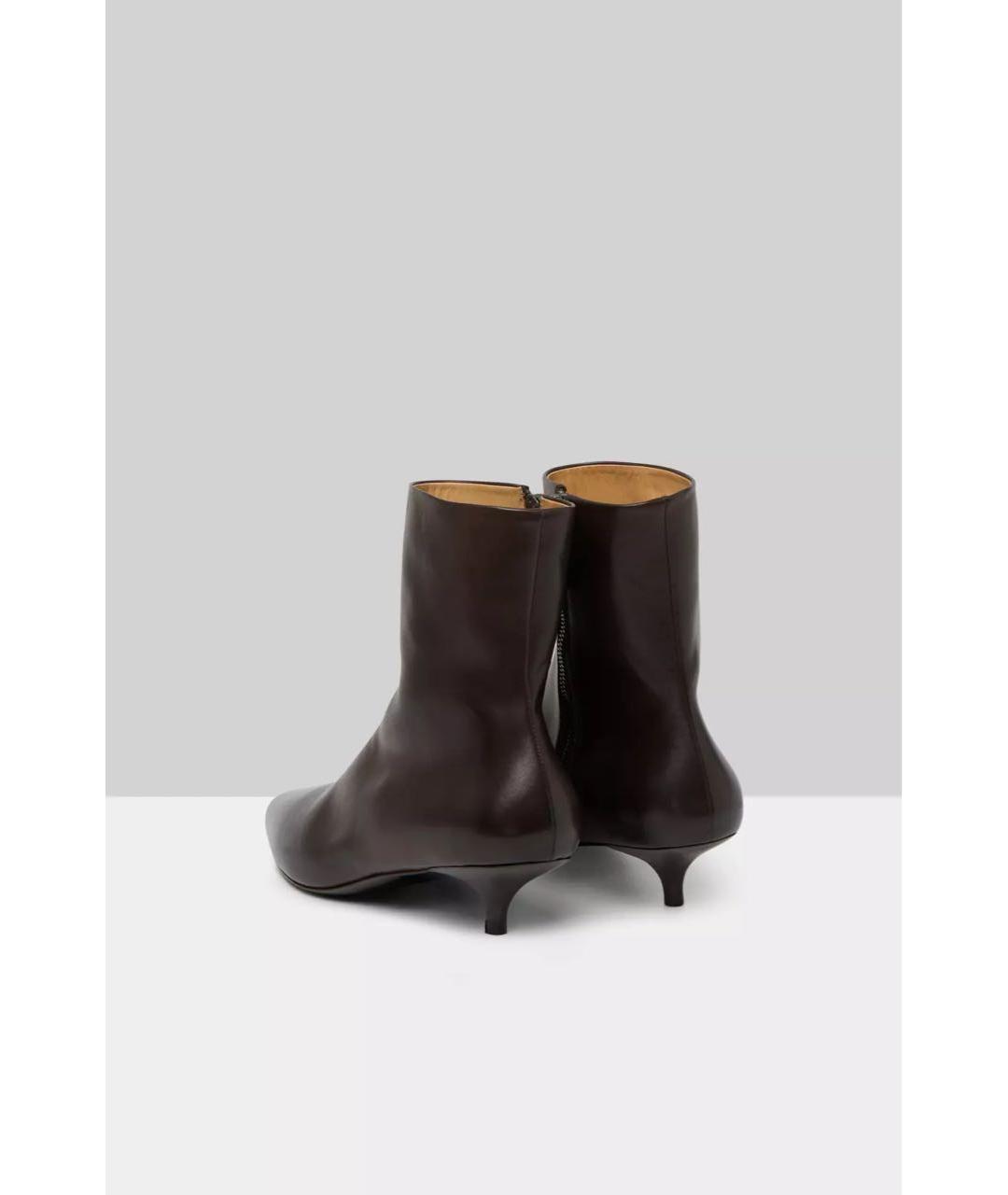 MARSELL Коричневые кожаные ботильоны, фото 3