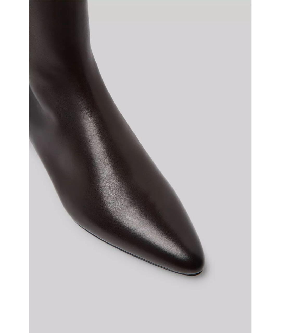 MARSELL Коричневые кожаные ботильоны, фото 4