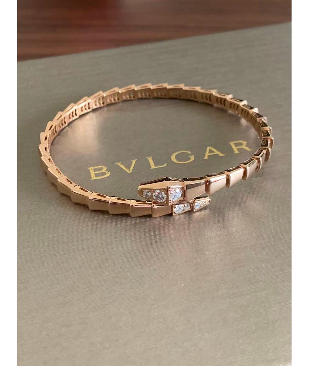 BVLGARI Золотой браслет из розового золота, фото 4