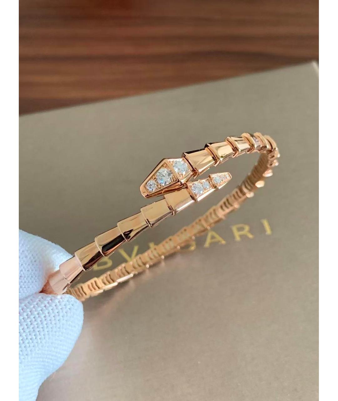 BVLGARI Золотой браслет из розового золота, фото 5