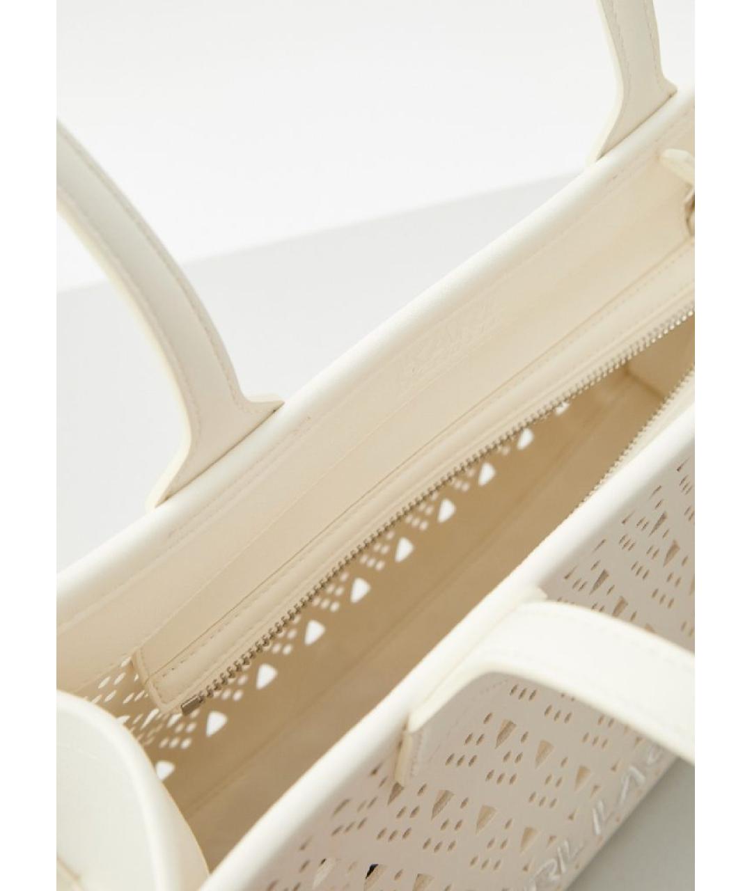 KARL LAGERFELD Белая сумка с короткими ручками, фото 3