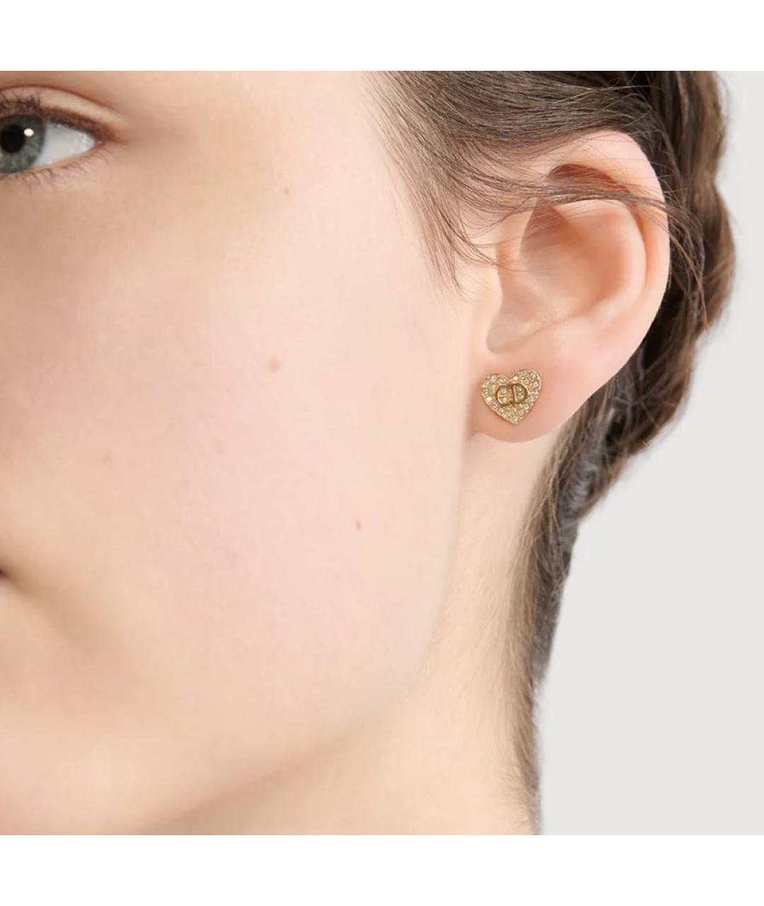 CHRISTIAN DIOR Золотые серьги, фото 3