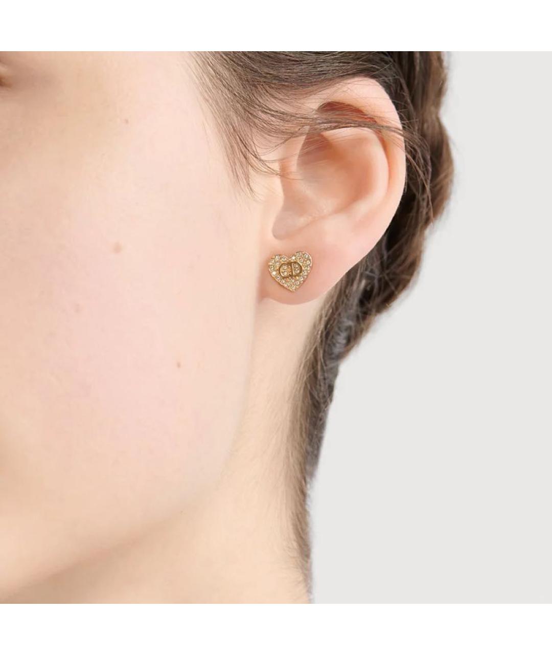 CHRISTIAN DIOR Золотые серьги, фото 2