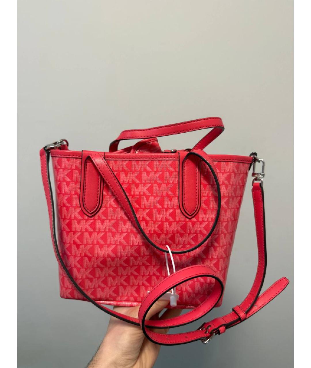 MICHAEL KORS Розовая сумка тоут, фото 3