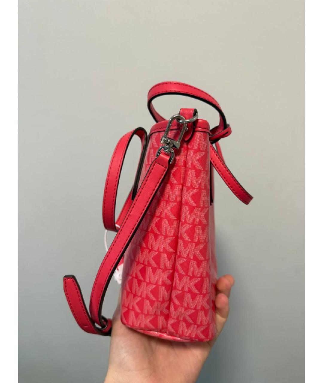 MICHAEL KORS Розовая сумка тоут, фото 2