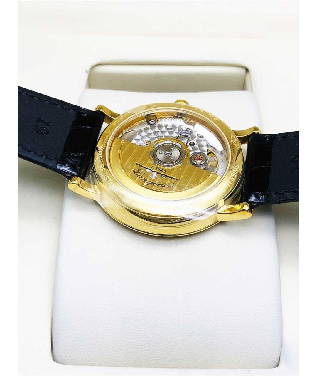 LONGINES Белые часы из розового золота, фото 5