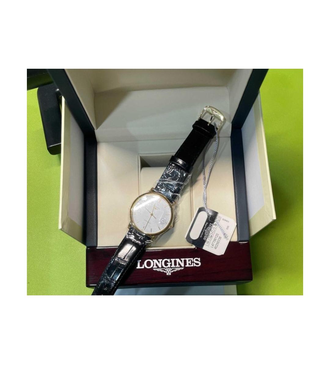 LONGINES Белые часы из розового золота, фото 8