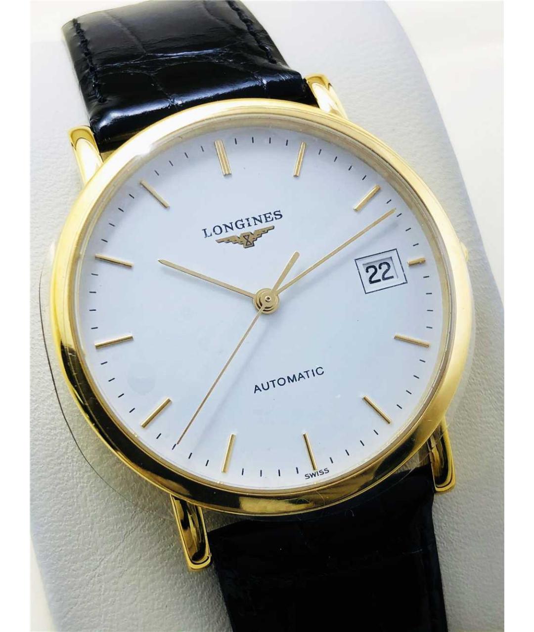 LONGINES Белые часы из розового золота, фото 4