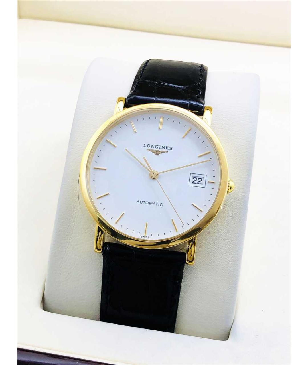 LONGINES Белые часы из розового золота, фото 3