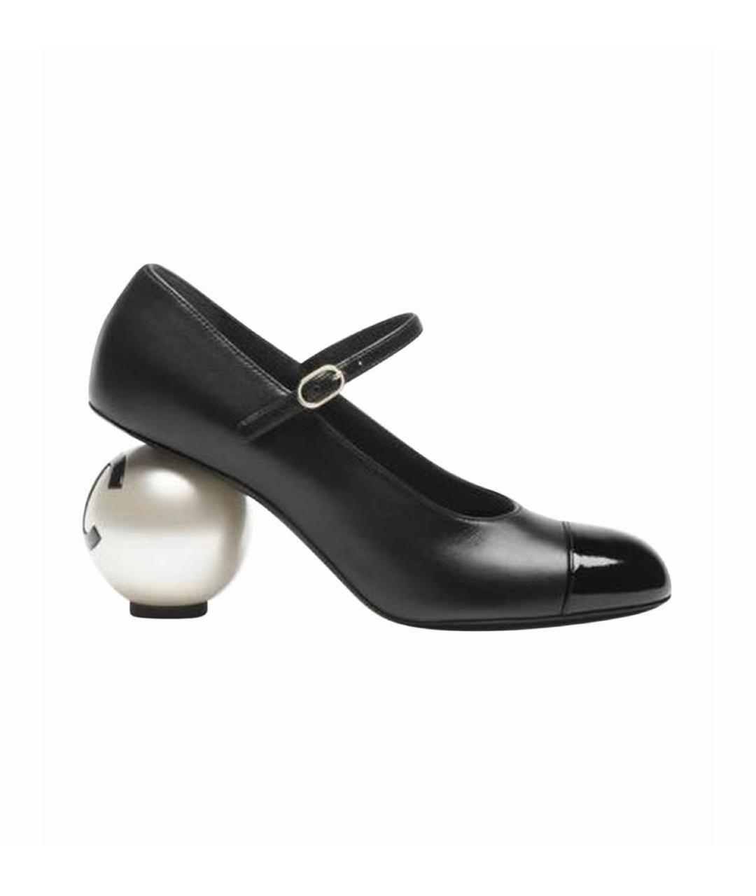 CHANEL Черные туфли, фото 2