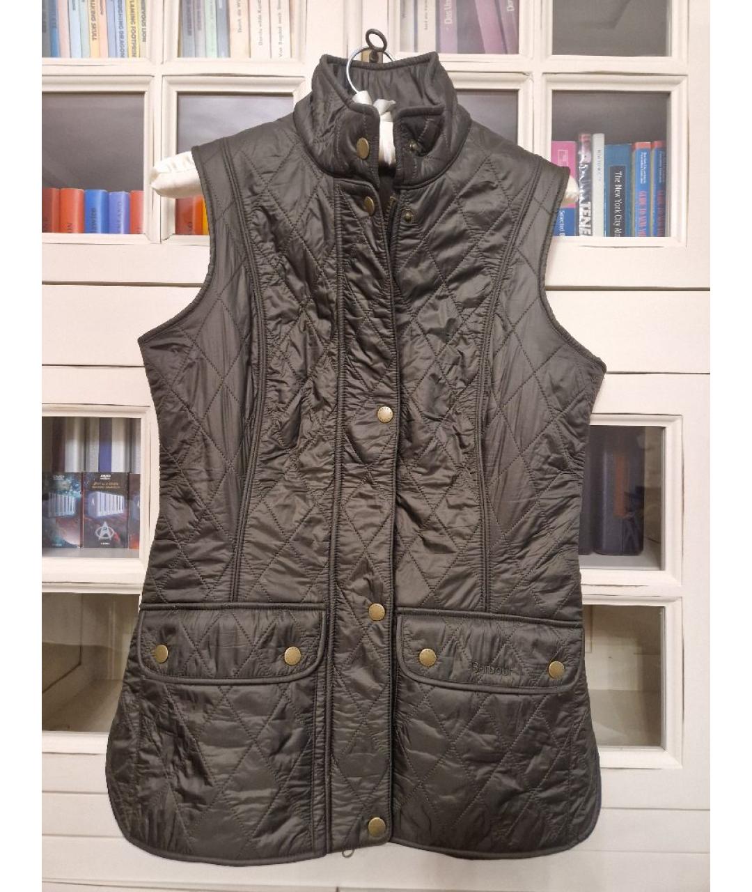 BARBOUR Хаки полиэстеровый жилет, фото 8