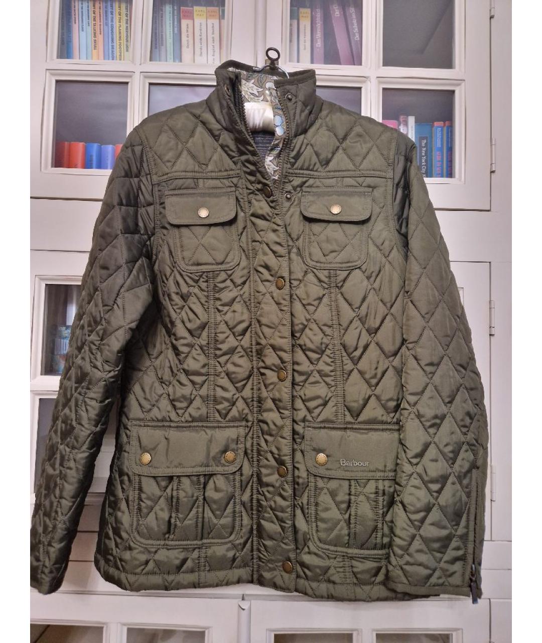 BARBOUR Хаки синтетическая куртка, фото 10