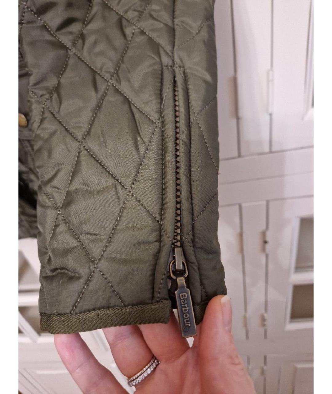 BARBOUR Хаки синтетическая куртка, фото 9