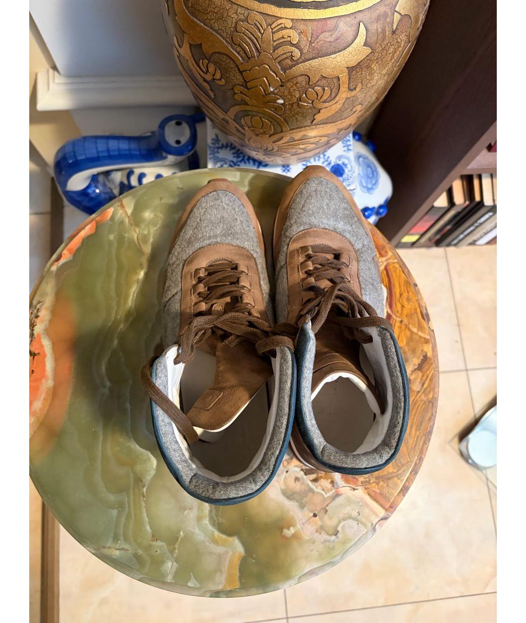 LORO PIANA Мульти высокие ботинки, фото 4