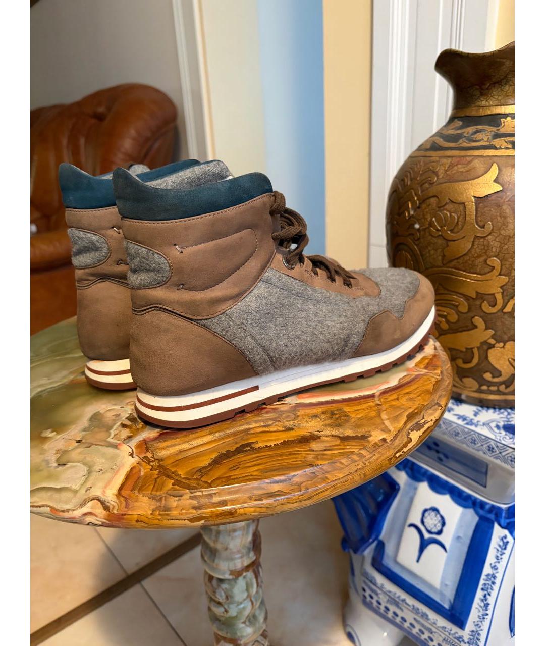 LORO PIANA Мульти высокие ботинки, фото 2