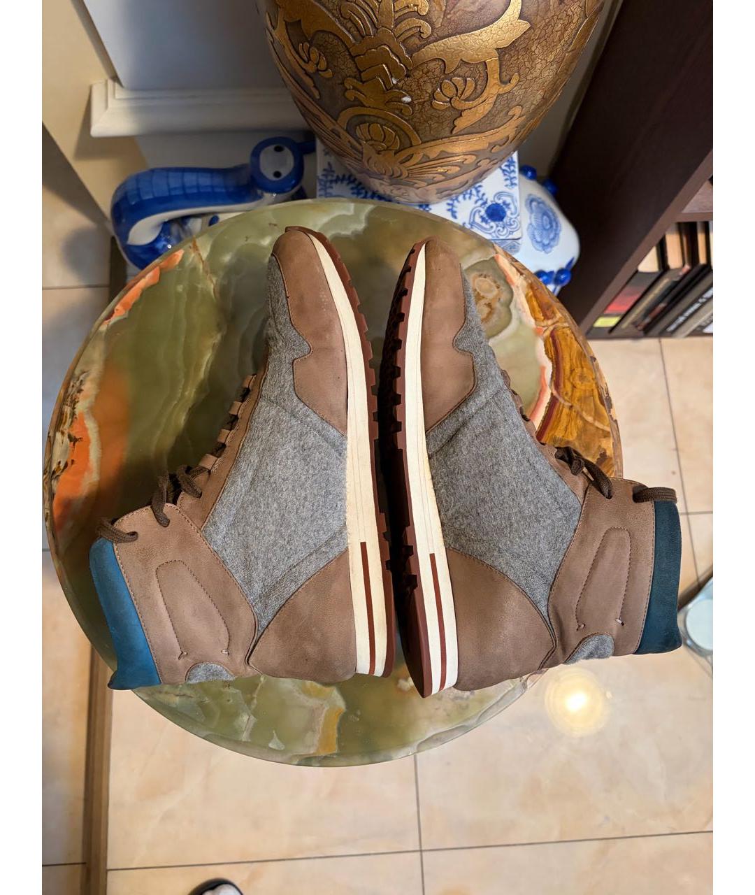 LORO PIANA Мульти высокие ботинки, фото 6