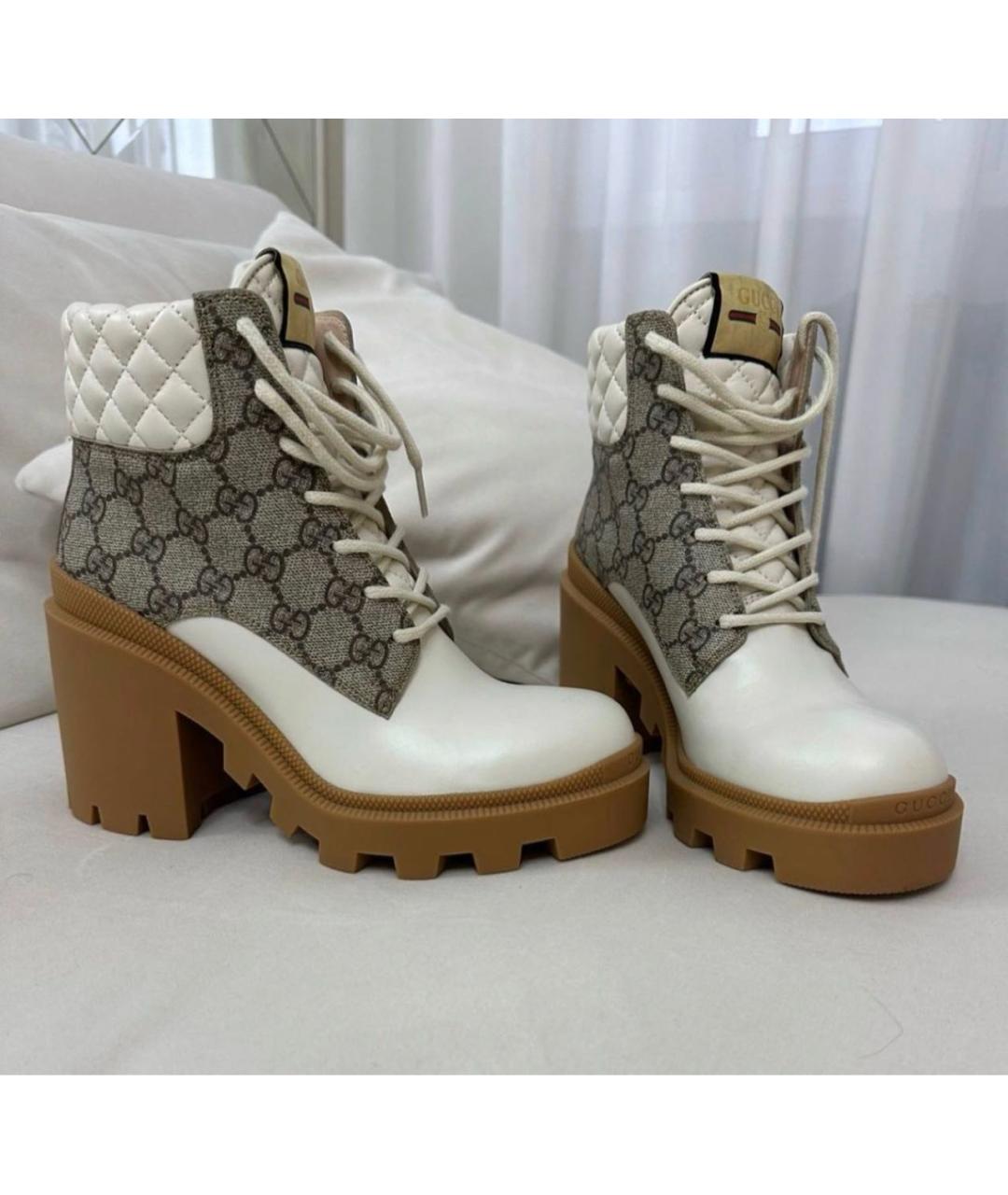 GUCCI Мульти кожаные ботинки, фото 4