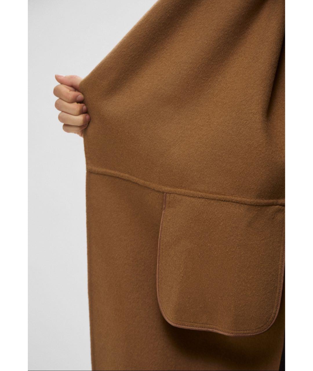 TOTEME Бежевое шерстяное пальто, фото 3