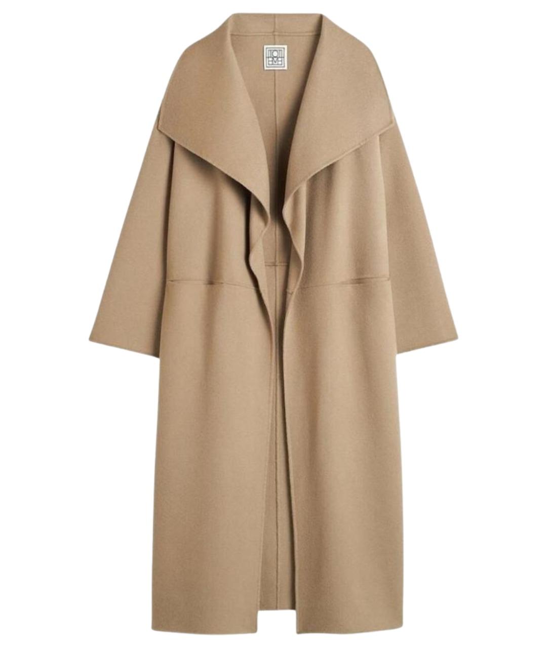 TOTEME Бежевое шерстяное пальто, фото 1