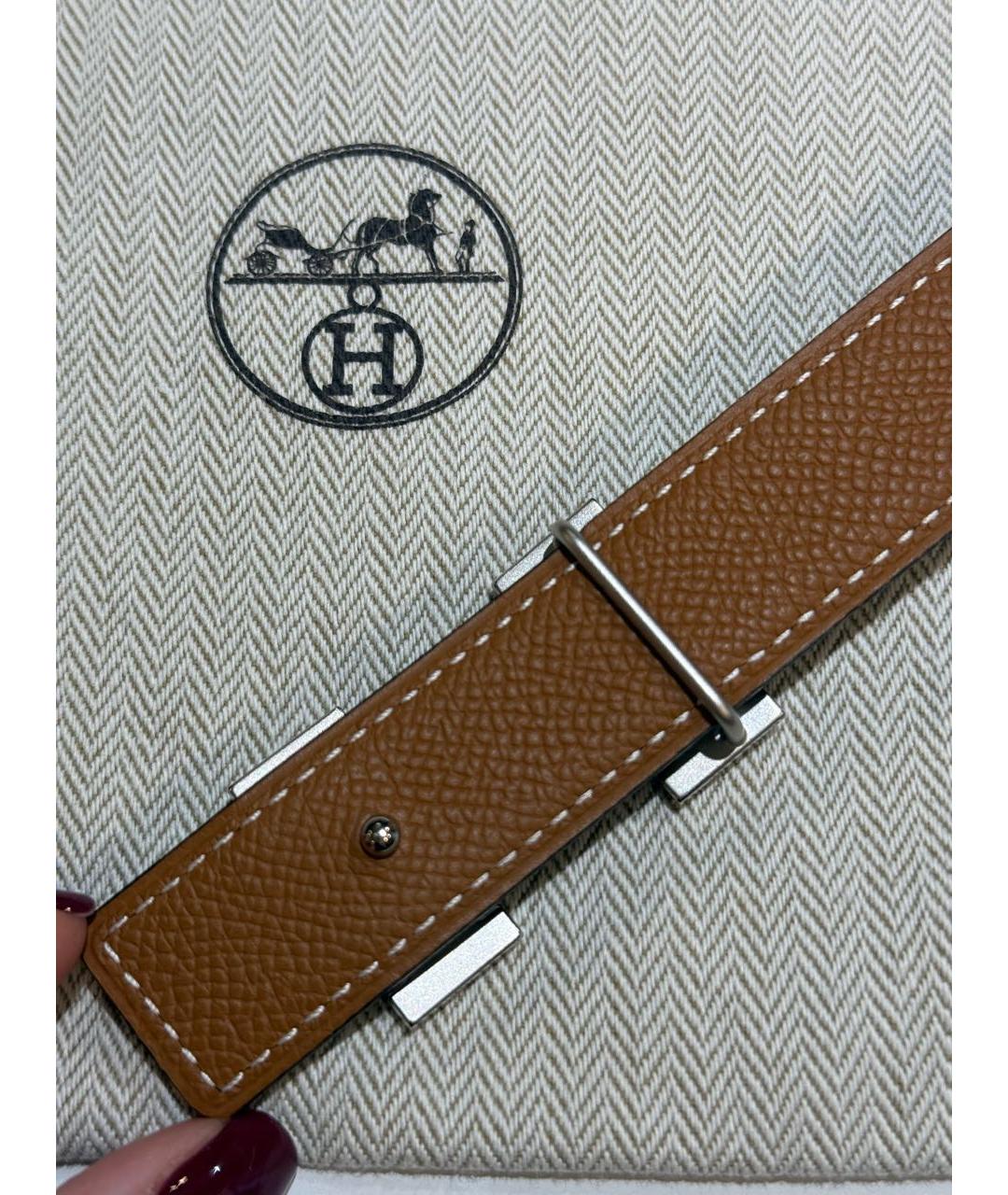 HERMES Мульти кожаный ремень, фото 4