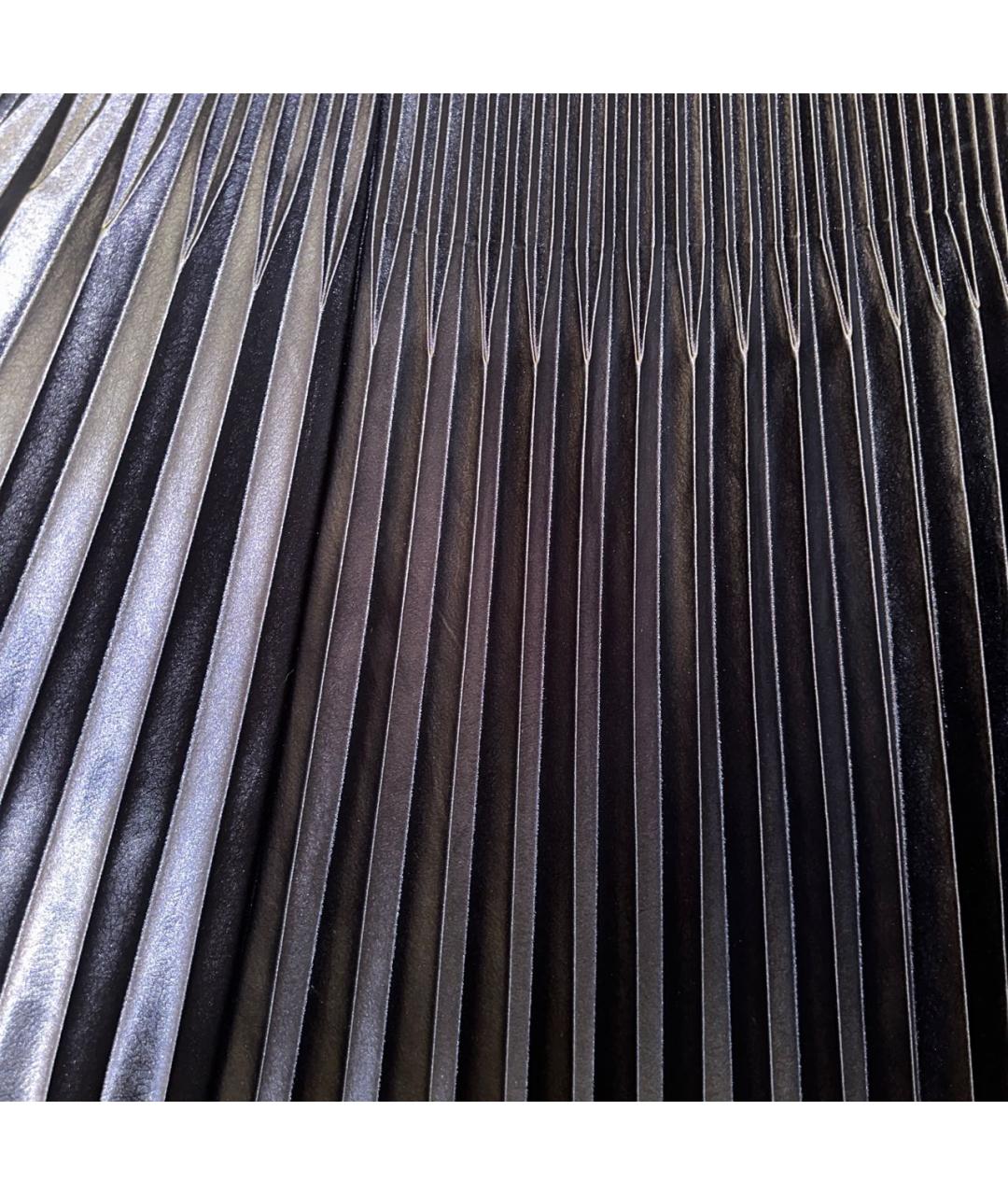 MAX&CO Темно-синяя полиэстеровая юбка макси, фото 4