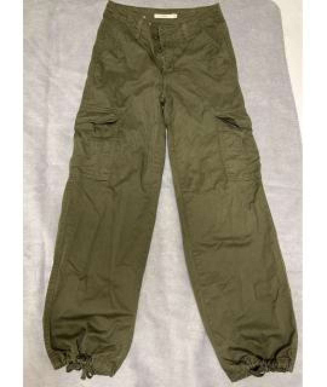 LEVI'S Хаки хлопковые брюки широкие, фото 9