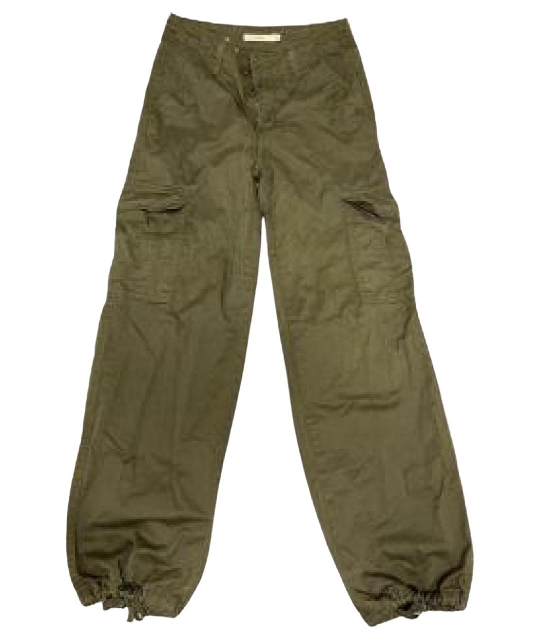 LEVI'S Хаки хлопковые брюки широкие, фото 1