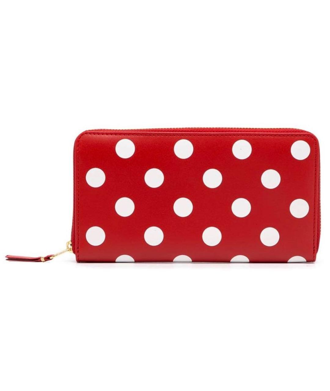 COMME DES GARÇONS Красный кожаный кошелек, фото 9