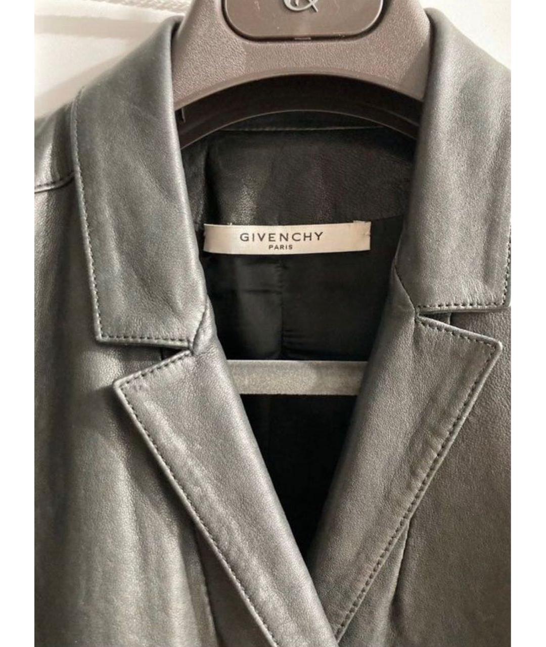 GIVENCHY Черная кожаная куртка, фото 4