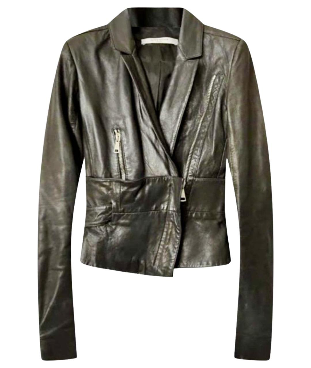 GIVENCHY Черная кожаная куртка, фото 1