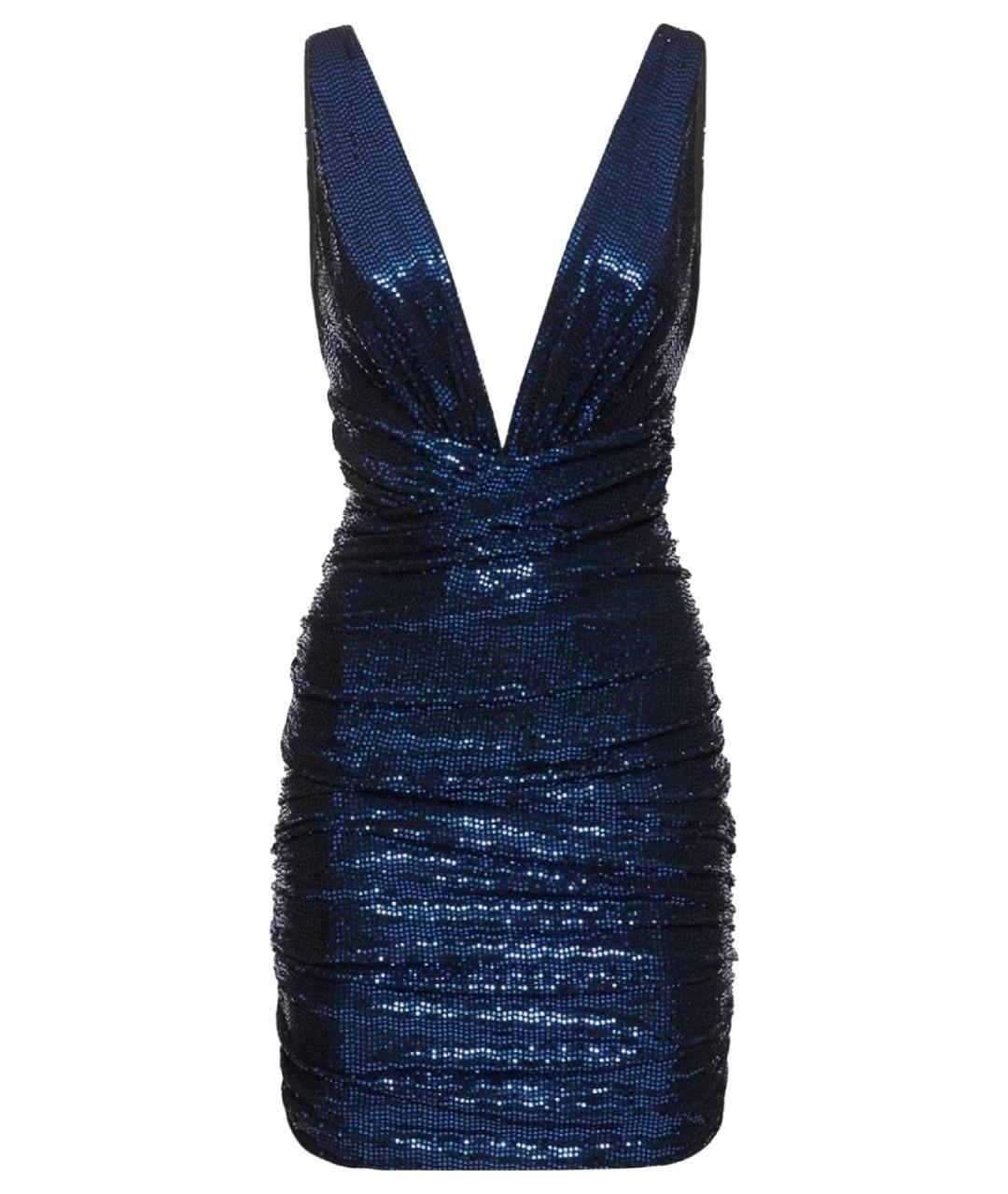 ALEXANDRE VAUTHIER Синее полиамидовое коктейльное платье, фото 1