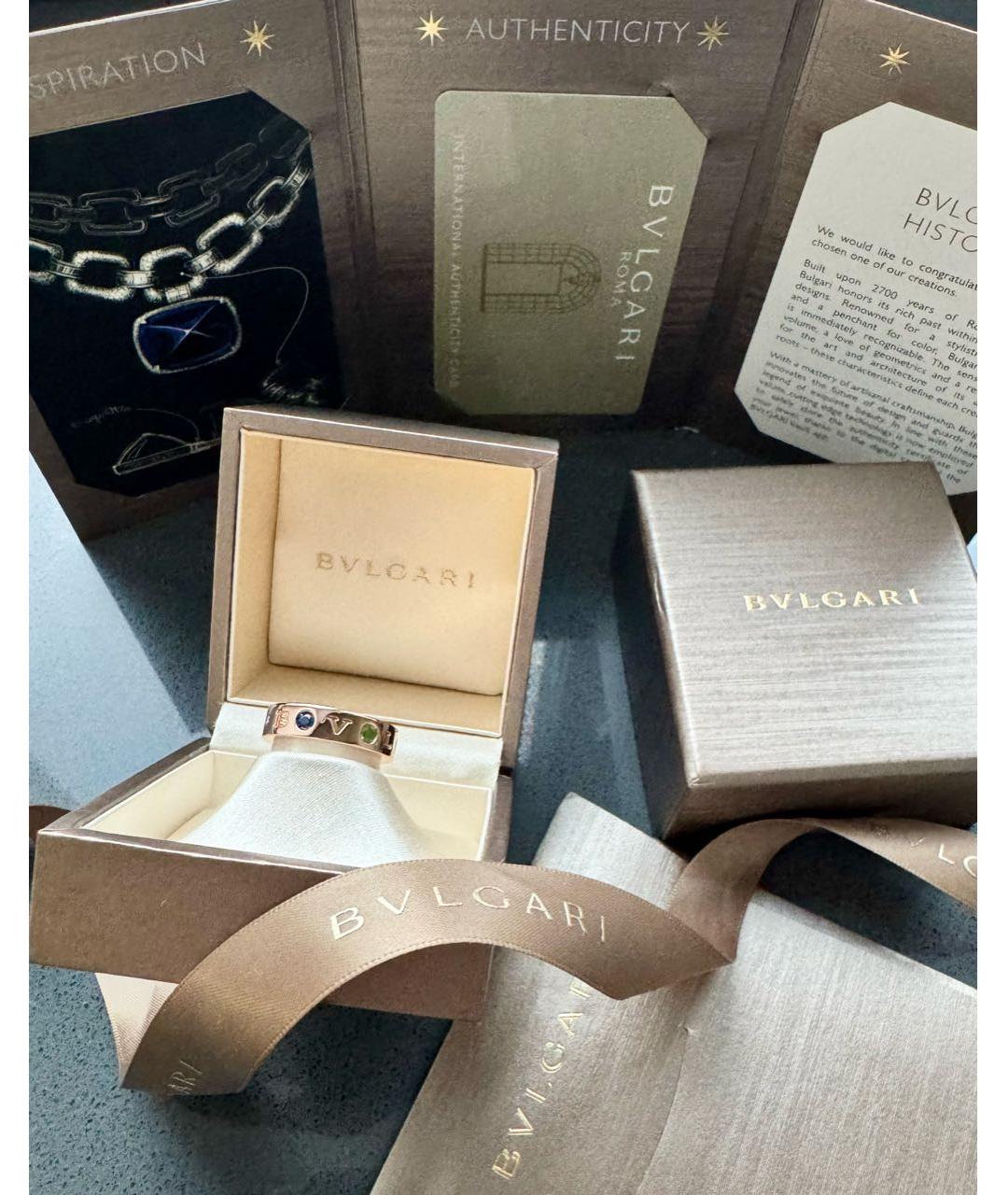 BVLGARI Золотое кольцо из розового золота, фото 2