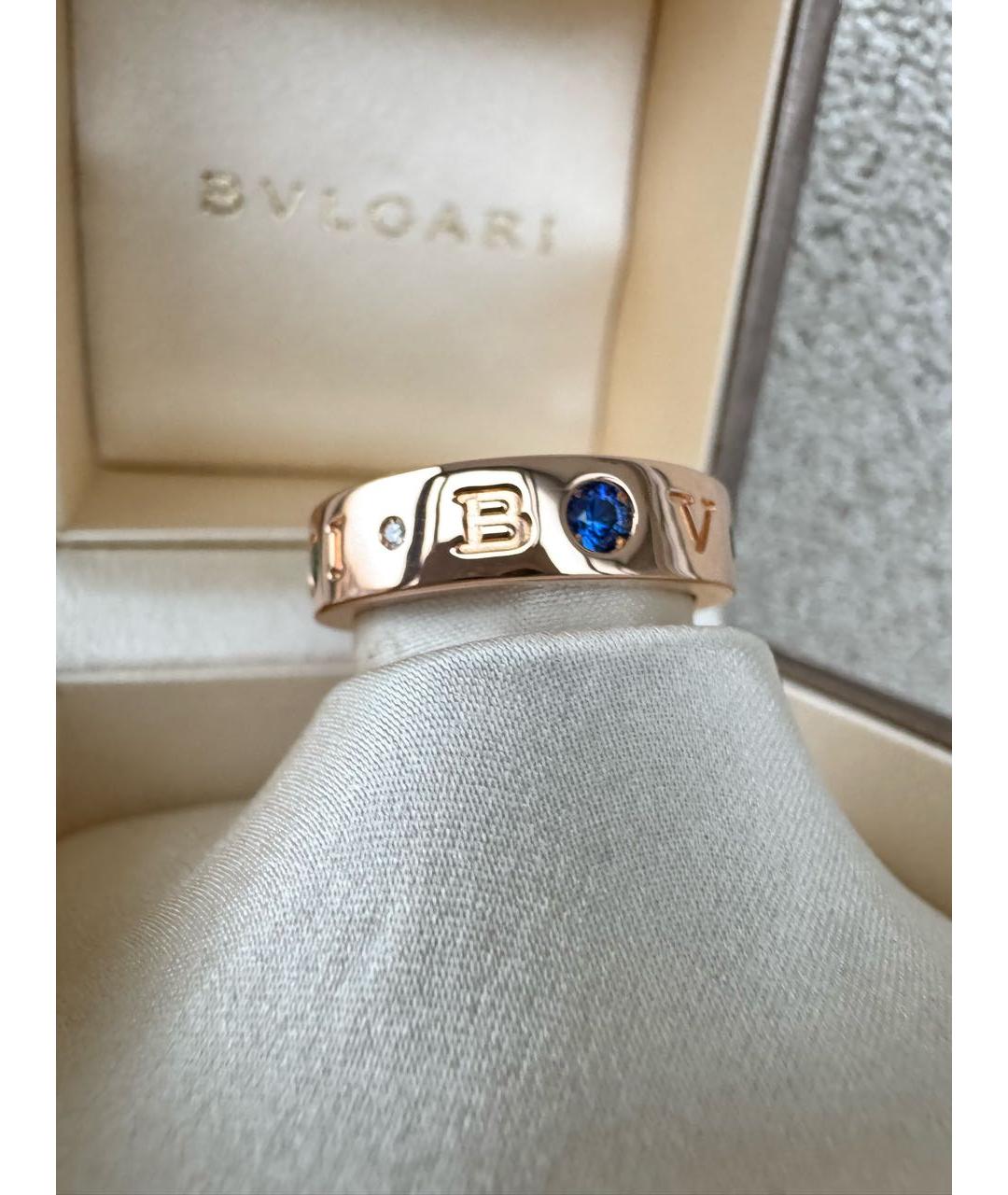 BVLGARI Золотое кольцо из розового золота, фото 7