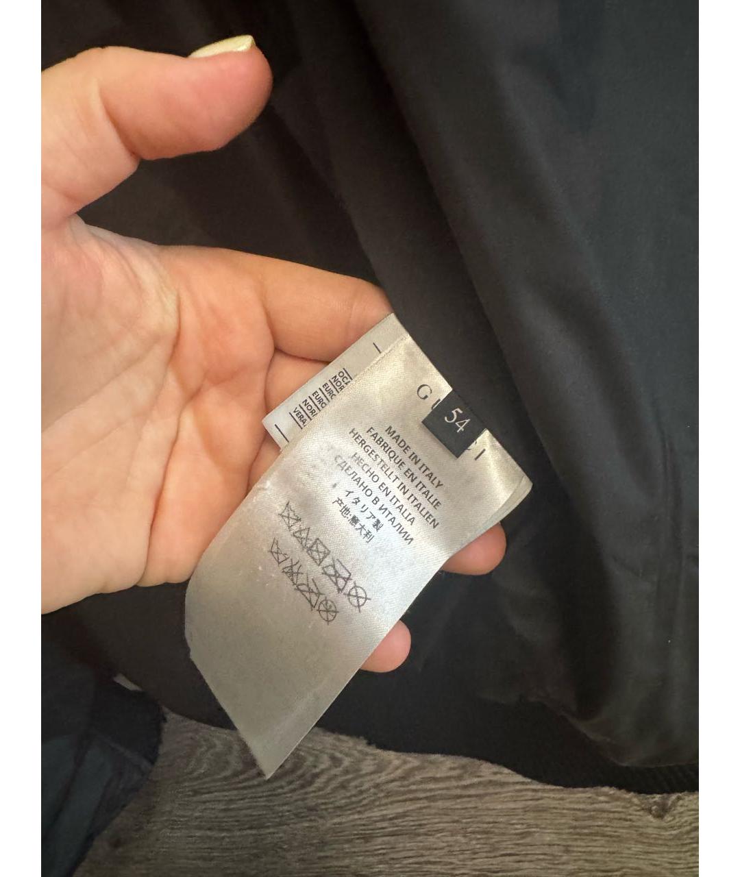 GUCCI Темно-синяя полиэстеровая куртка, фото 8