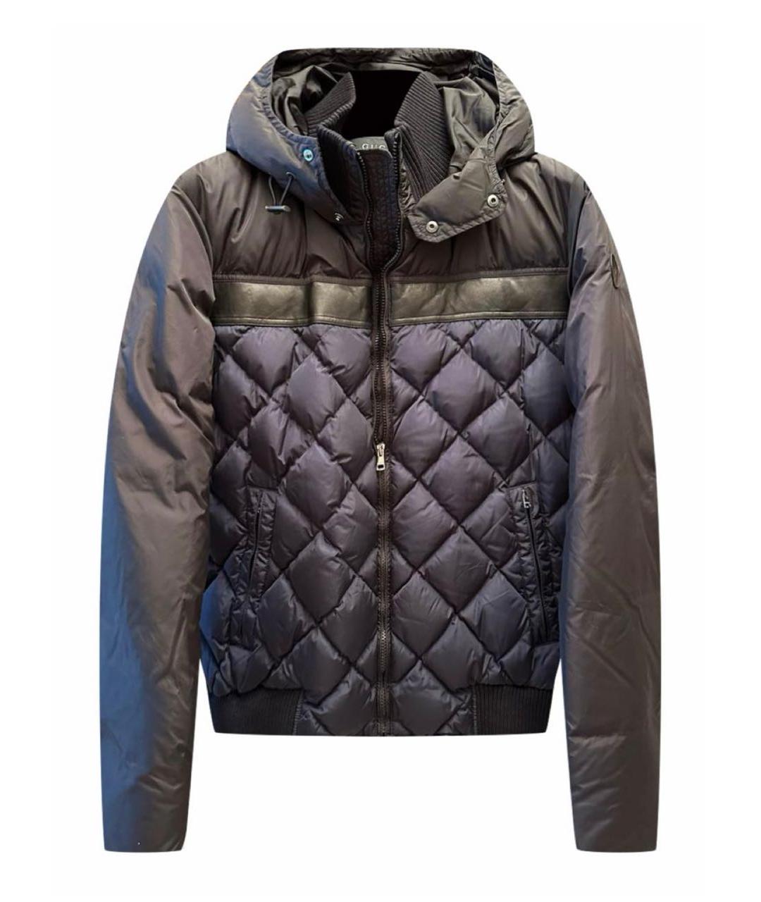 GUCCI Темно-синяя полиэстеровая куртка, фото 9