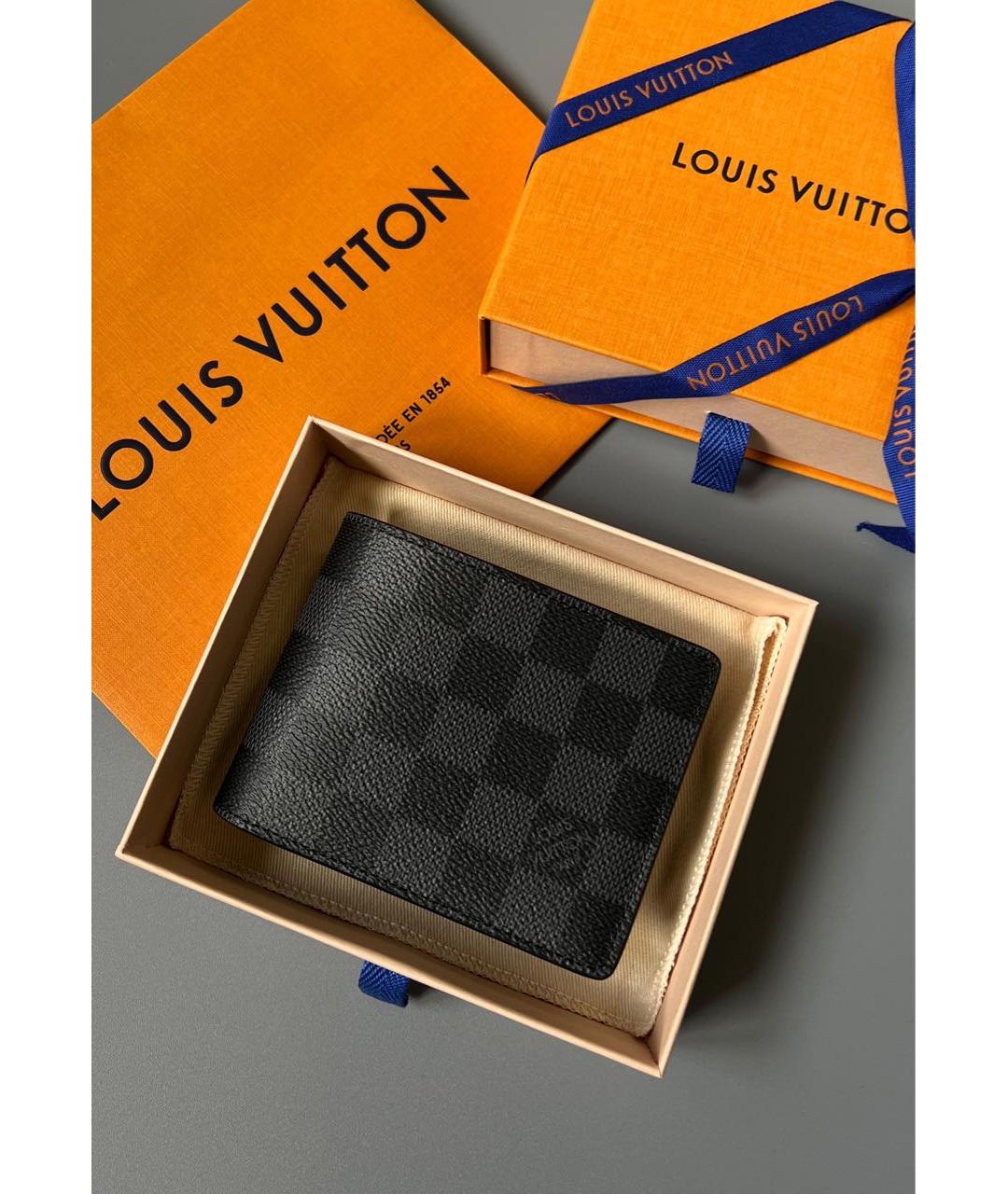 LOUIS VUITTON Серый кошелек, фото 3