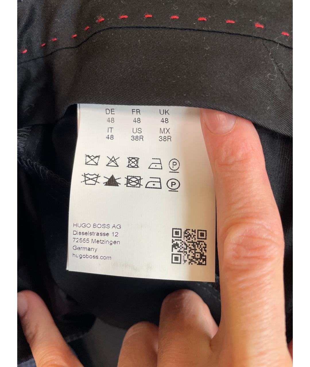 HUGO BOSS Синий классический костюм, фото 9