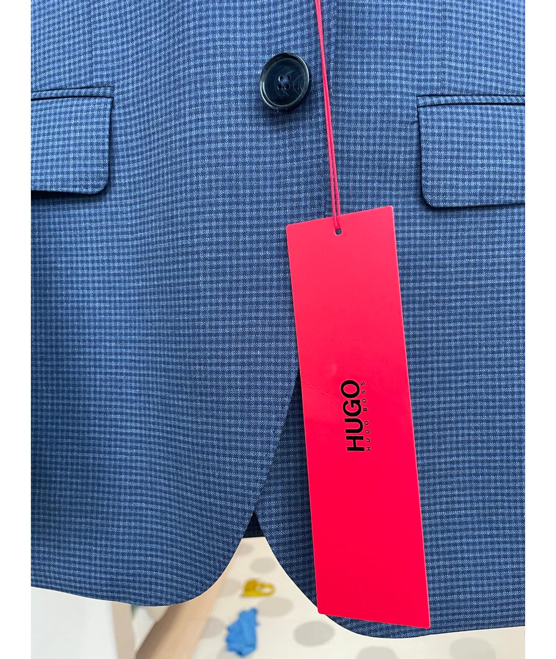 HUGO BOSS Синий классический костюм, фото 4