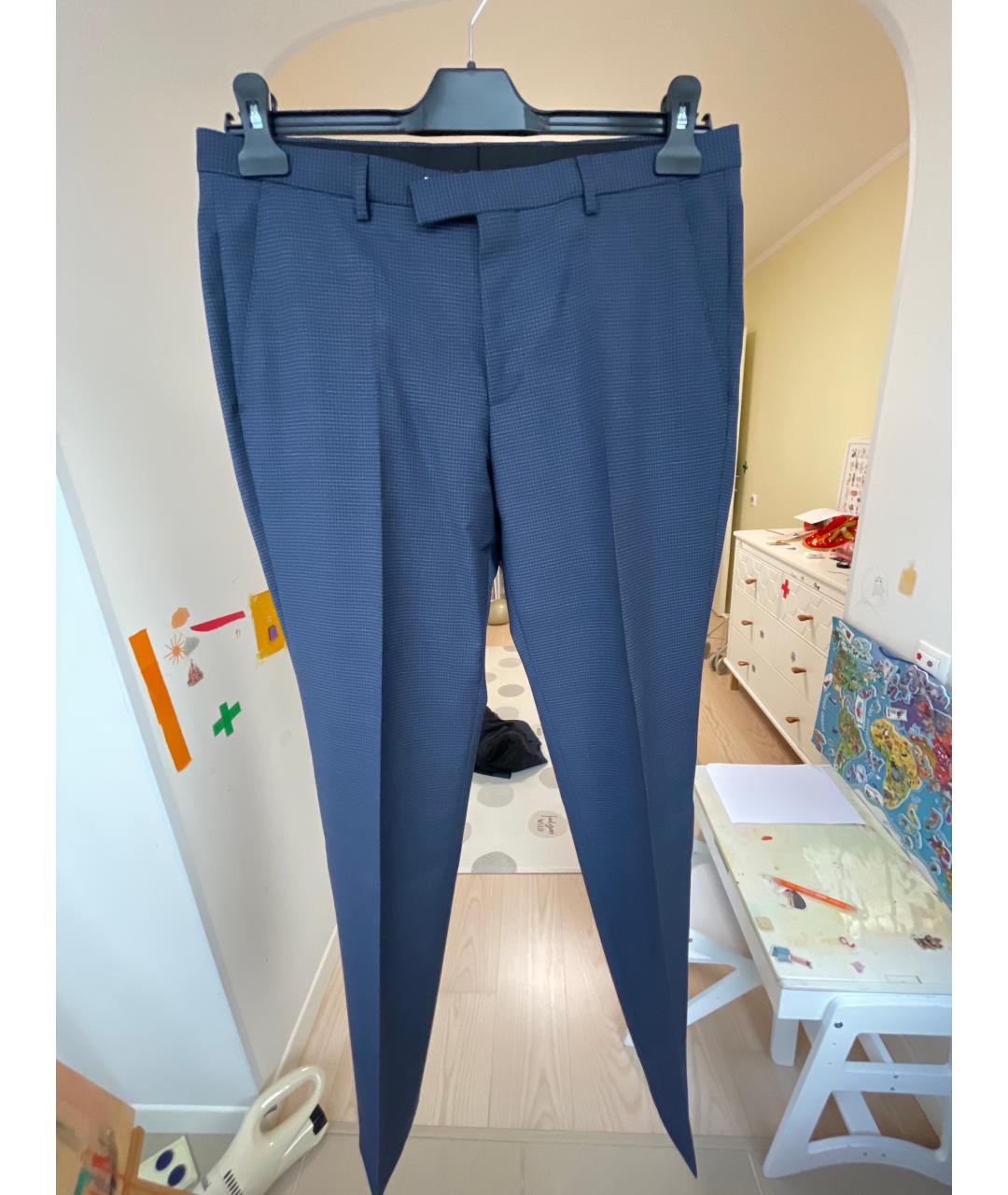 HUGO BOSS Синий классический костюм, фото 3