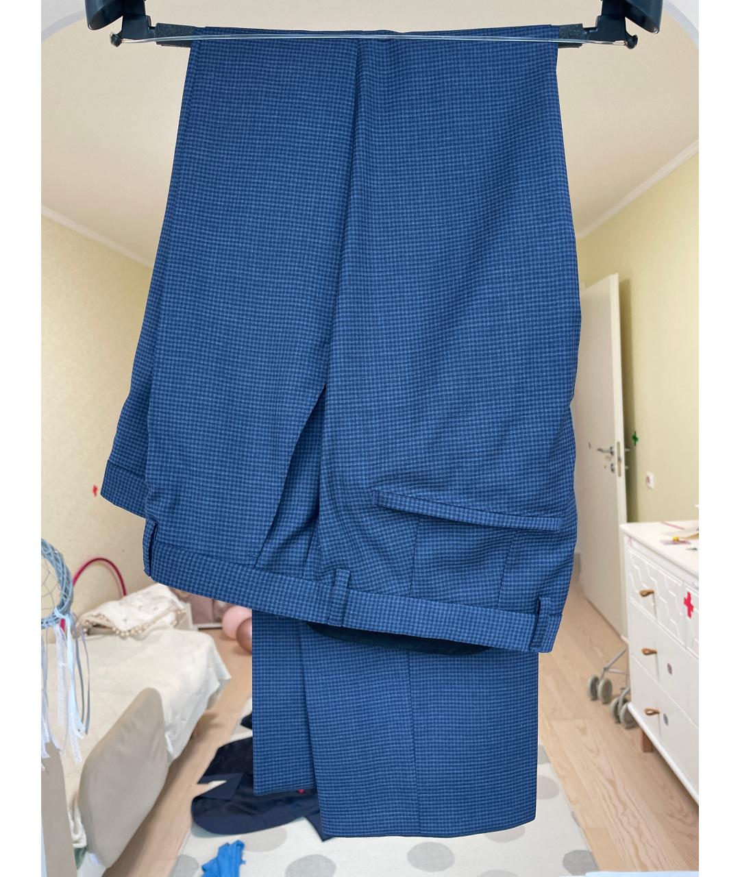 HUGO BOSS Синий классический костюм, фото 8