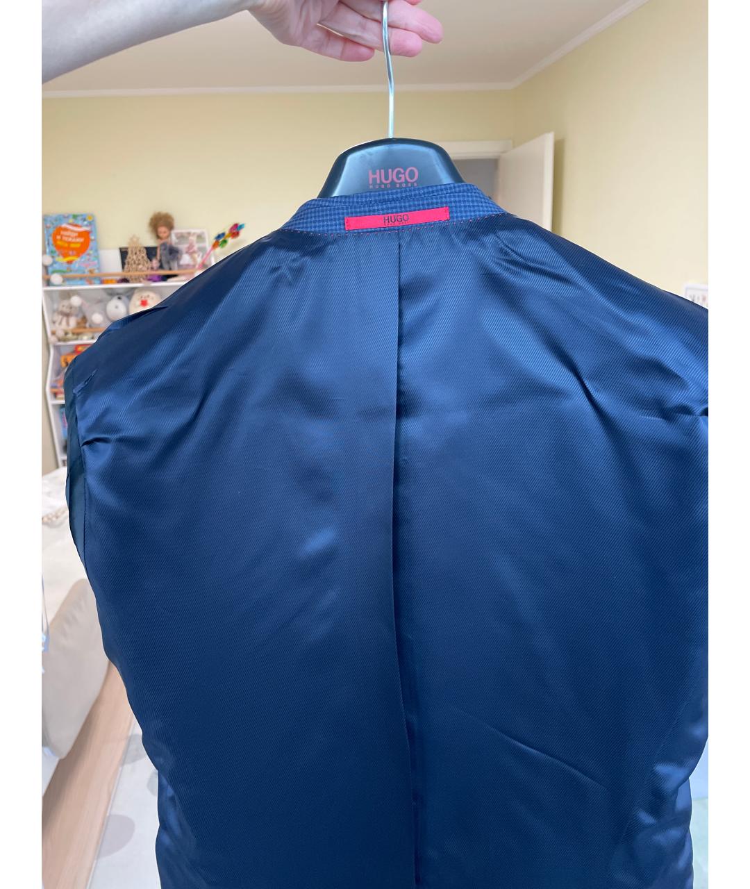 HUGO BOSS Синий классический костюм, фото 2