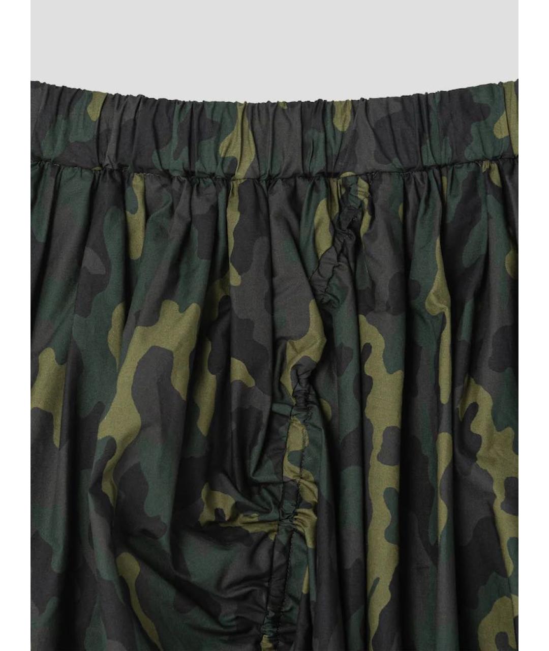 JUUN.J Хаки хлопковая юбка миди, фото 3