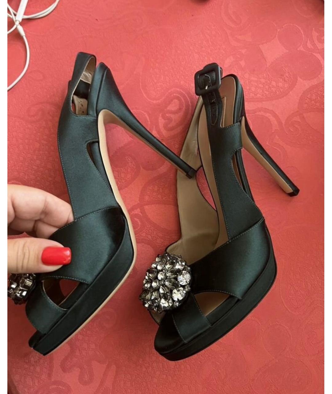 VALENTINO Зеленые кожаные туфли, фото 5