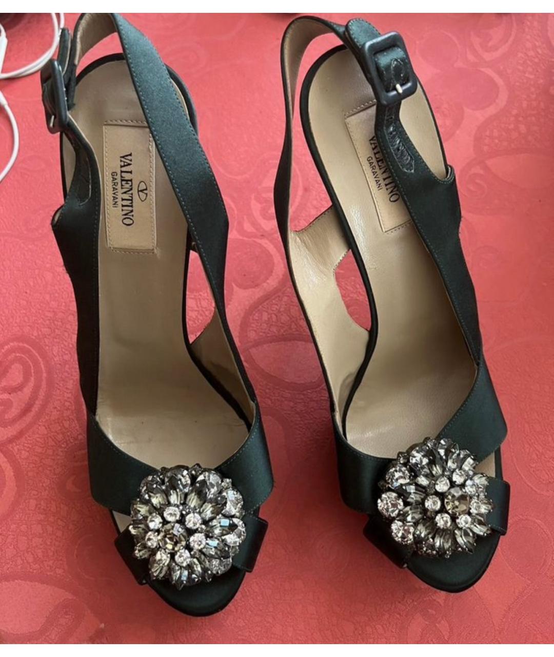 VALENTINO Зеленые кожаные туфли, фото 2