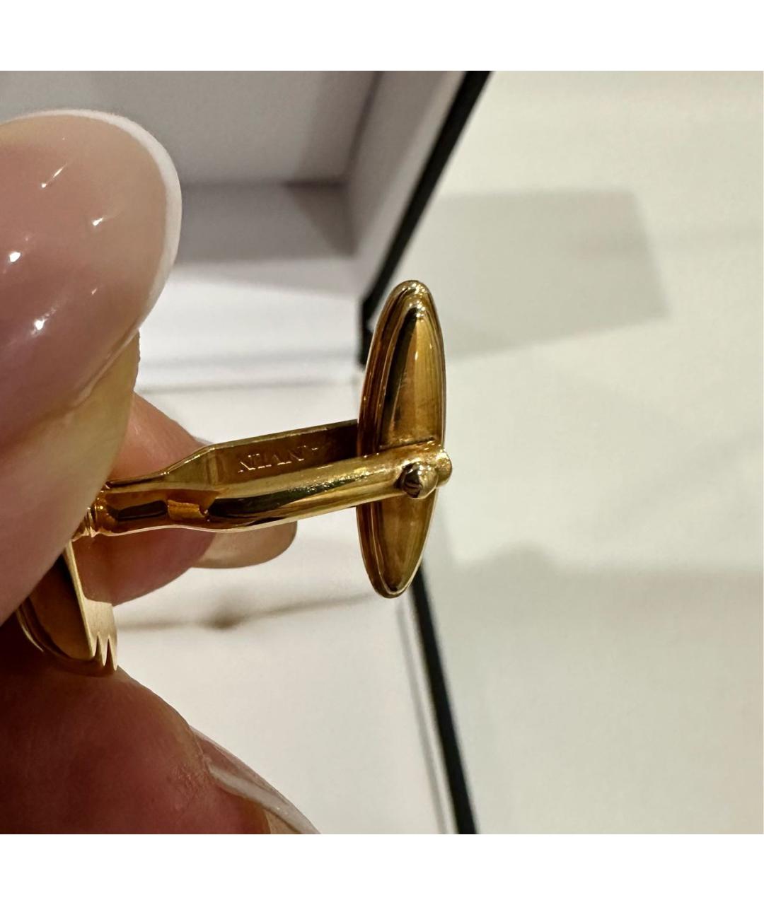 LANVIN Золотые позолоченные запонки, фото 4