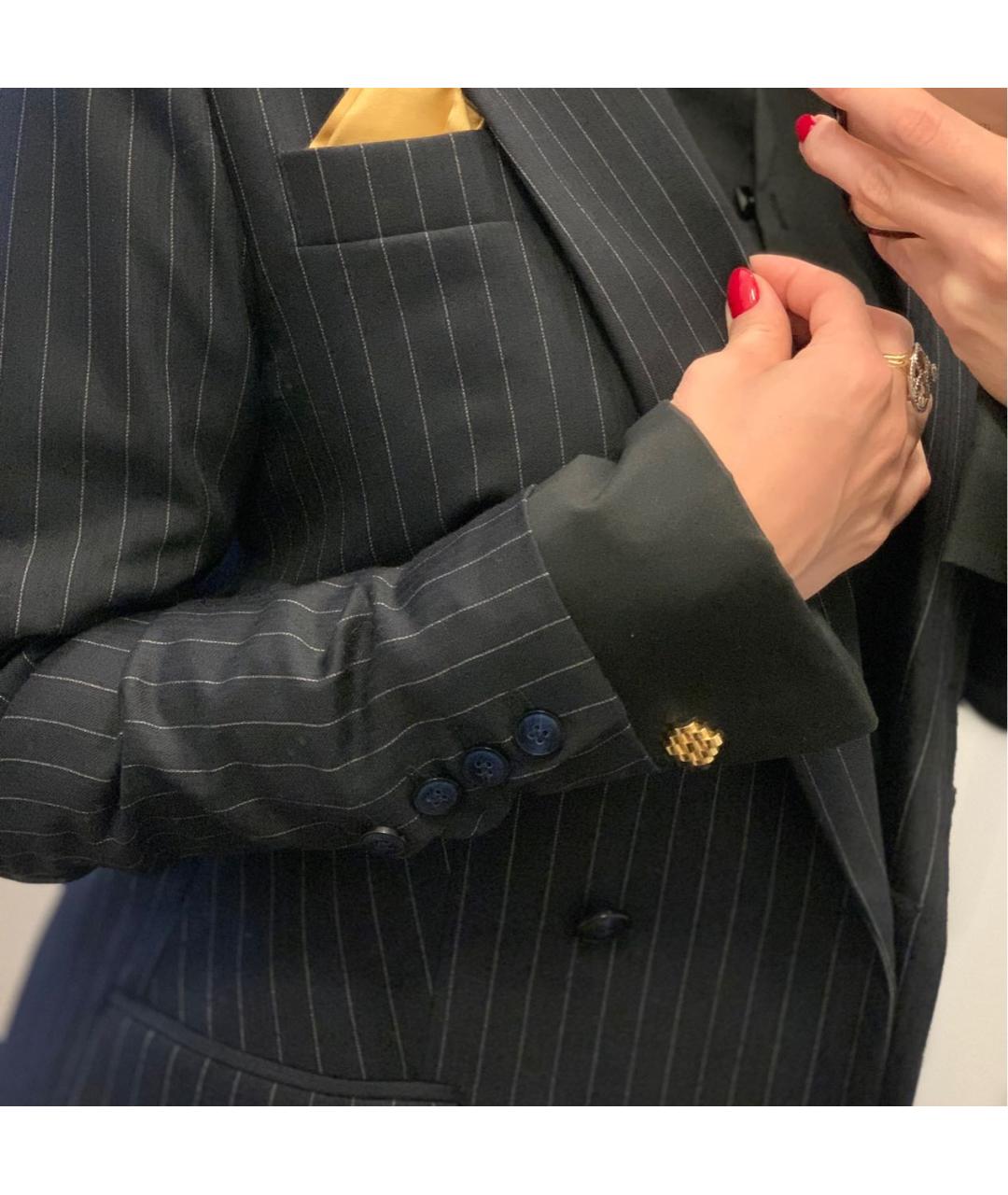 LANVIN Золотые позолоченные запонки, фото 6